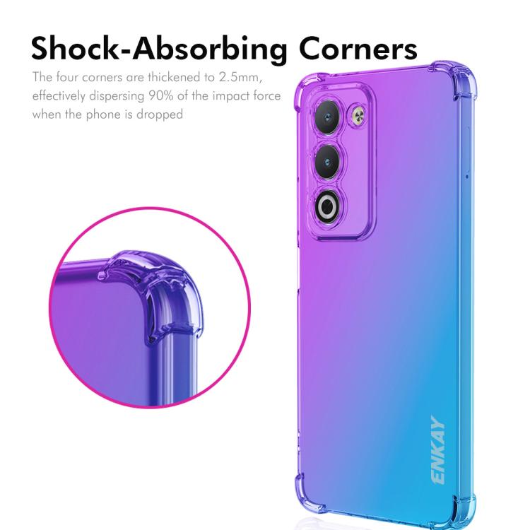 For OPPO A5 5G Global ENKAY Hat-Prince Gradient Airbag TPU Phone Case