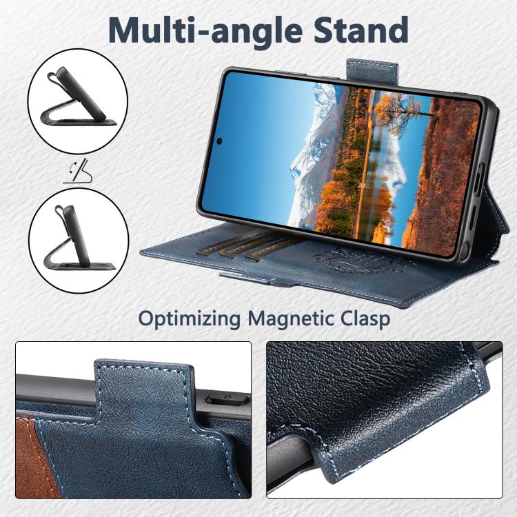 For Samsung Galaxy S25 Ultra 5G Suteni Q06 2-in-1 Multi-function Detachable Wallet MagSafe Phone Case