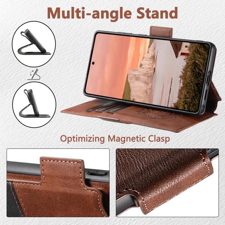 For Samsung Galaxy S24 Ultra 5G Suteni Q06 2-in-1 Multi-function Detachable Wallet MagSafe Phone Case