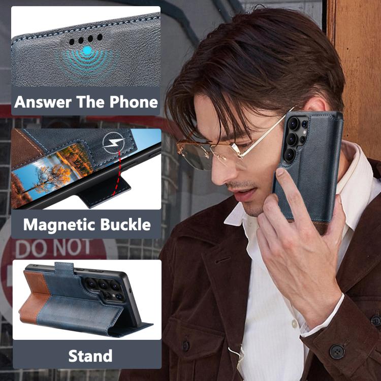 For Samsung Galaxy S24 Ultra 5G Suteni Q06 2-in-1 Multi-function Detachable Wallet MagSafe Phone Case