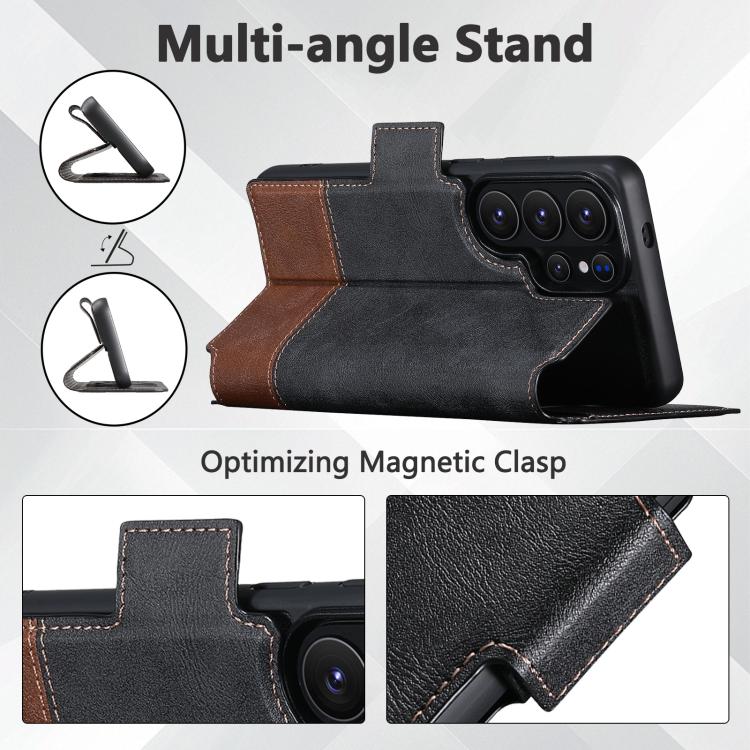 For Samsung Galaxy S26 Ultra 5G Suteni Q06 2-in-1 Multi-function Detachable Wallet MagSafe Phone Case
