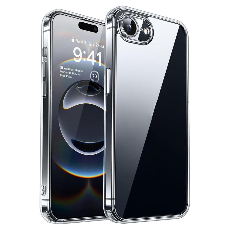 For iPhone 17e / 16e Kalebol Highly Transparent PC Hybrid TPU Phone Case