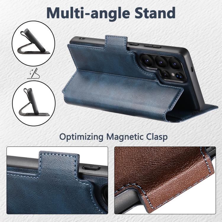 For Samsung Galaxy S22 Ultra 5G Suteni Q07 2-in-1 Multi-function Detachable Wallet MagSafe Phone Case