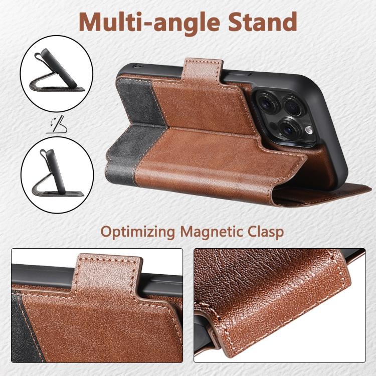 For iPhone 13 Pro Suteni Q06 2-in-1 Multi-function Detachable Wallet MagSafe Phone Case