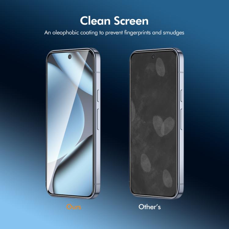 For Google Pixel 11 ENKAY Hat-Prince 0.18mm High Aluminum-silicon Tempered Glass Film, Support Ultrasonic Fingerprint Unclock