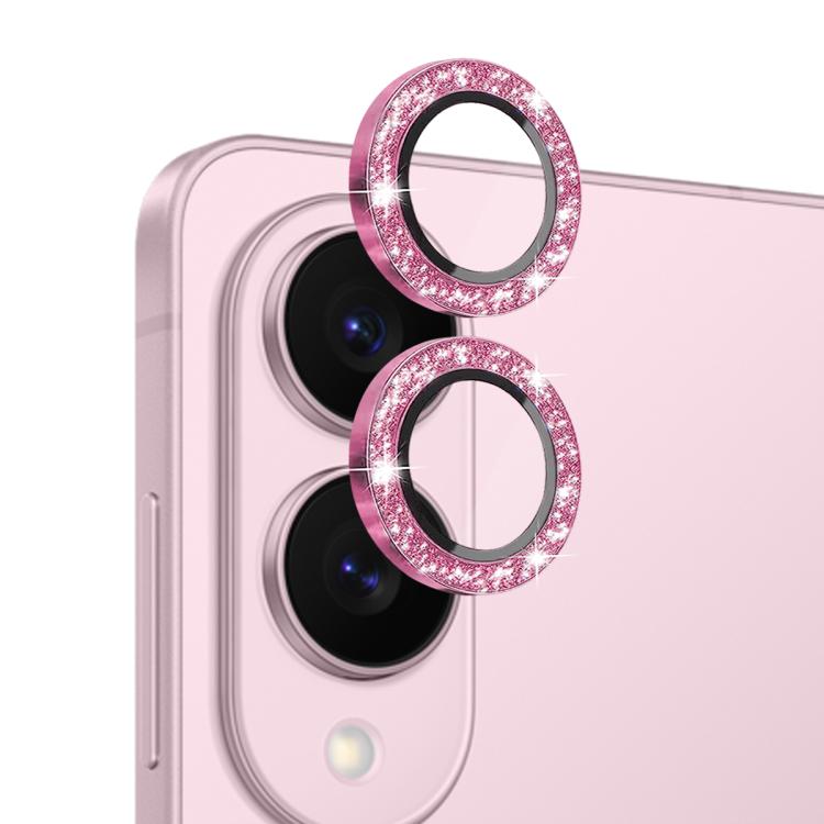 For Samsung Galaxy S25 Edge 5G NORTHJO 1 Set Camera Lens Protector Glitter Metal Ring Film