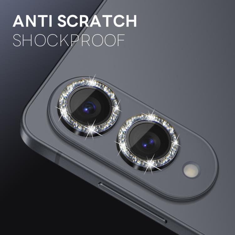 For Samsung Galaxy S25 Edge 5G NORTHJO 1 Set Camera Lens Protector Glitter Metal Ring Film
