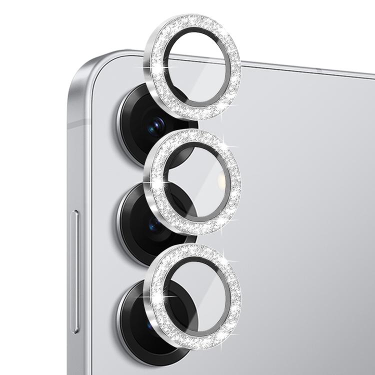 For Samsung Galaxy S25 5G NORTHJO 1 Set Camera Lens Protector Glitter Metal Ring Film