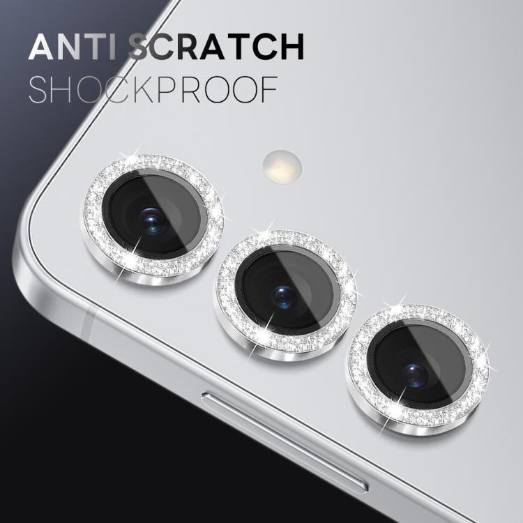 For Samsung Galaxy S25 5G NORTHJO 1 Set Camera Lens Protector Glitter Metal Ring Film