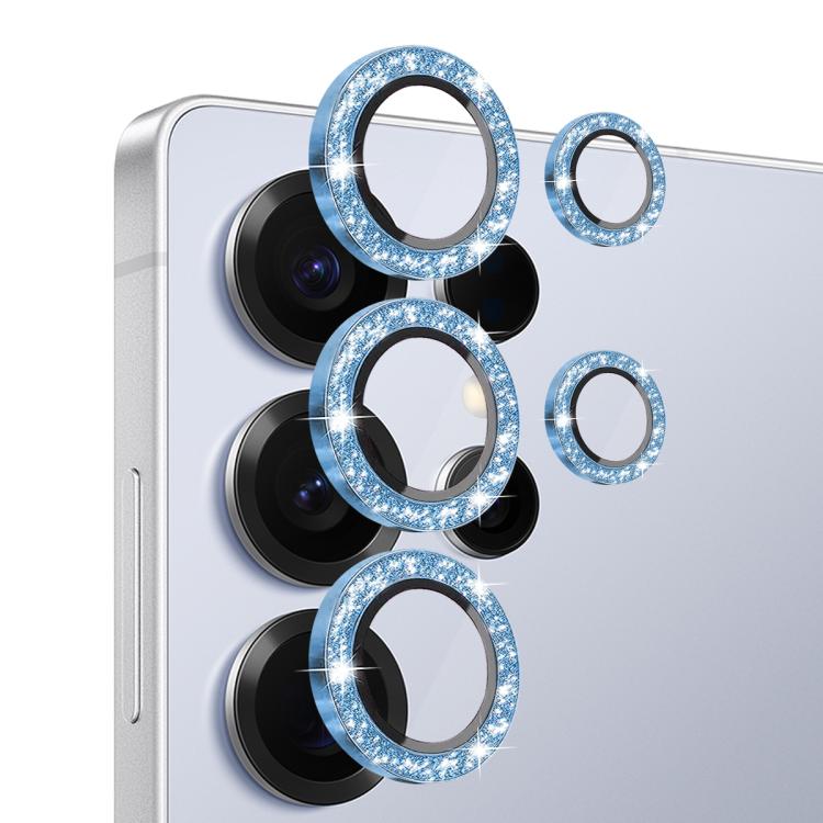 For Samsung Galaxy S25 Ultra 5G NORTHJO 1 Set Camera Lens Protector Glitter Metal Ring Film