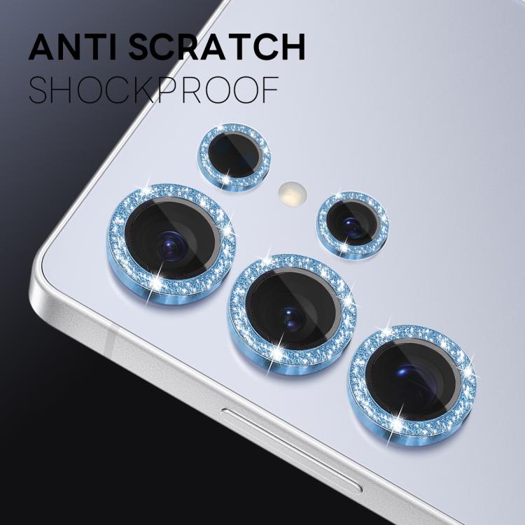For Samsung Galaxy S25 Ultra 5G NORTHJO 1 Set Camera Lens Protector Glitter Metal Ring Film