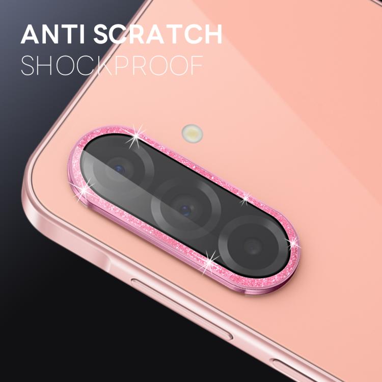 For Samsung Galaxy A26 5G NORTHJO 1 Set Camera Lens Protector Glitter Metal Ring Film