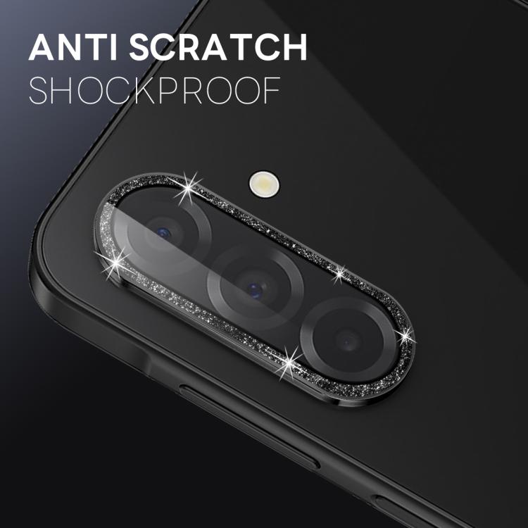 For Samsung Galaxy A26 5G NORTHJO 1 Set Camera Lens Protector Glitter Metal Ring Film