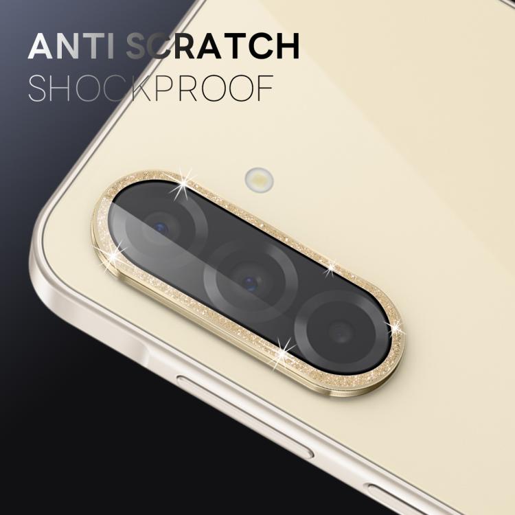 For Samsung Galaxy A26 5G NORTHJO 1 Set Camera Lens Protector Glitter Metal Ring Film
