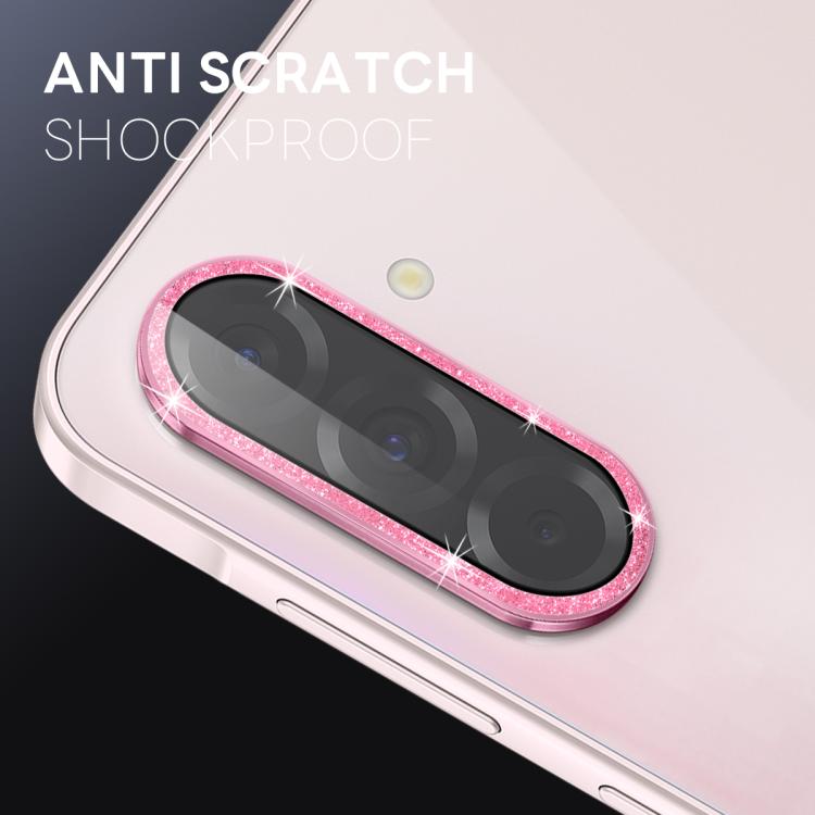 For Samsung Galaxy A36 5G / A56 5G NORTHJO 1 Set Camera Lens Protector Glitter Metal Ring Film