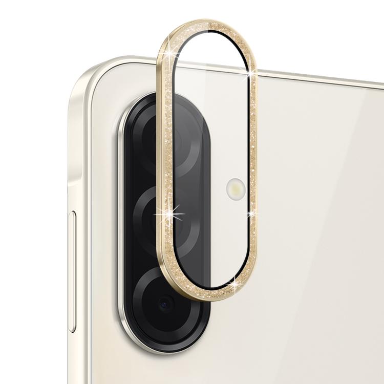 For Samsung Galaxy A36 5G / A56 5G NORTHJO 1 Set Camera Lens Protector Glitter Metal Ring Film