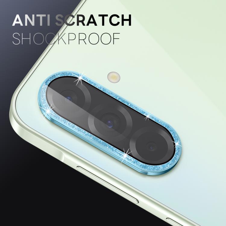 For Samsung Galaxy A36 5G / A56 5G NORTHJO 1 Set Camera Lens Protector Glitter Metal Ring Film