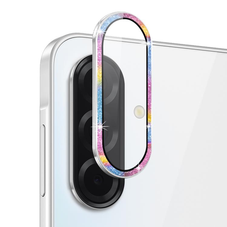 For Samsung Galaxy A36 5G / A56 5G NORTHJO 1 Set Camera Lens Protector Glitter Metal Ring Film