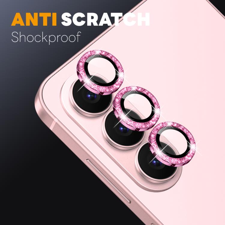 For Samsung Galaxy S26 5G NORTHJO 1 Set Camera Lens Protector Glitter Metal Ring Film