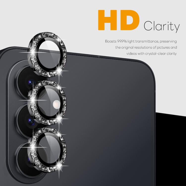 For Samsung Galaxy S26 5G NORTHJO 1 Set Camera Lens Protector Glitter Metal Ring Film