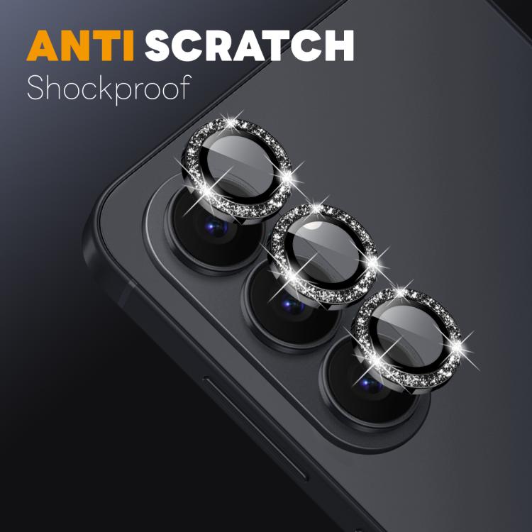 For Samsung Galaxy S26 5G NORTHJO 1 Set Camera Lens Protector Glitter Metal Ring Film