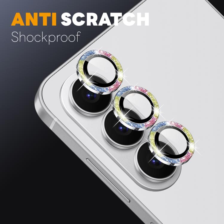 For Samsung Galaxy S26 5G NORTHJO 1 Set Camera Lens Protector Glitter Metal Ring Film