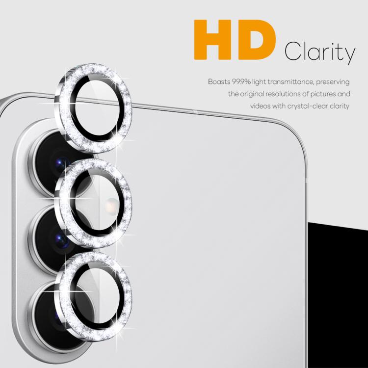 For Samsung Galaxy S26 5G NORTHJO 1 Set Camera Lens Protector Glitter Metal Ring Film