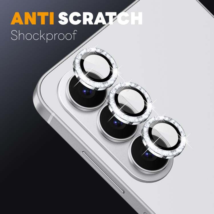 For Samsung Galaxy S26 5G NORTHJO 1 Set Camera Lens Protector Glitter Metal Ring Film