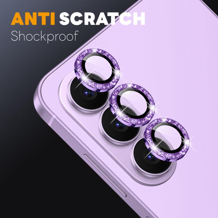For Samsung Galaxy S26 5G NORTHJO 1 Set Camera Lens Protector Glitter Metal Ring Film