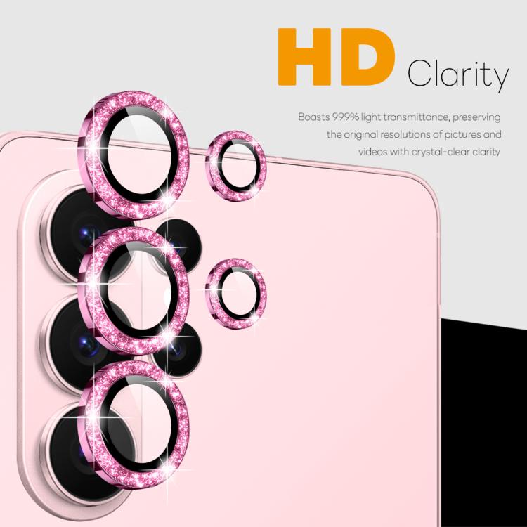 For Samsung Galaxy S26 Ultra 5G NORTHJO 1 Set Camera Lens Protector Glitter Metal Ring Film