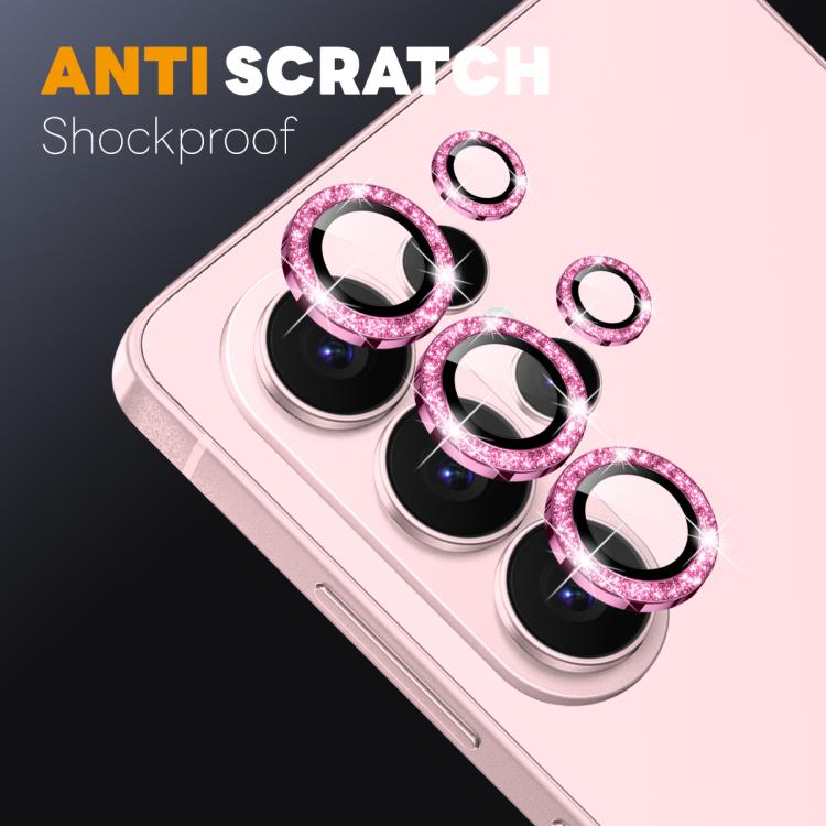 For Samsung Galaxy S26 Ultra 5G NORTHJO 1 Set Camera Lens Protector Glitter Metal Ring Film