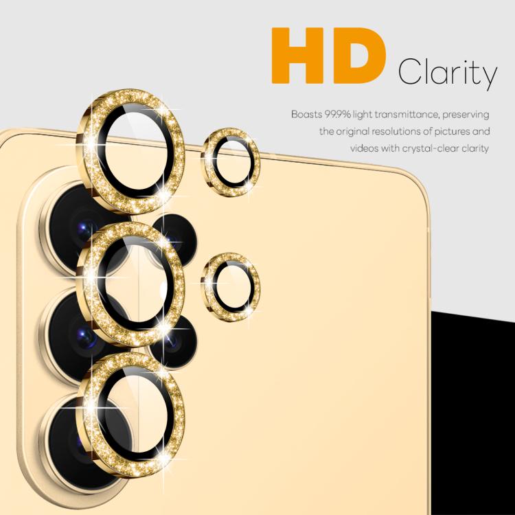 For Samsung Galaxy S26 Ultra 5G NORTHJO 1 Set Camera Lens Protector Glitter Metal Ring Film