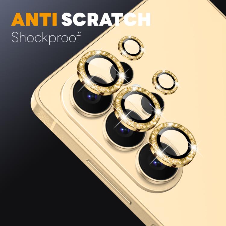 For Samsung Galaxy S26 Ultra 5G NORTHJO 1 Set Camera Lens Protector Glitter Metal Ring Film