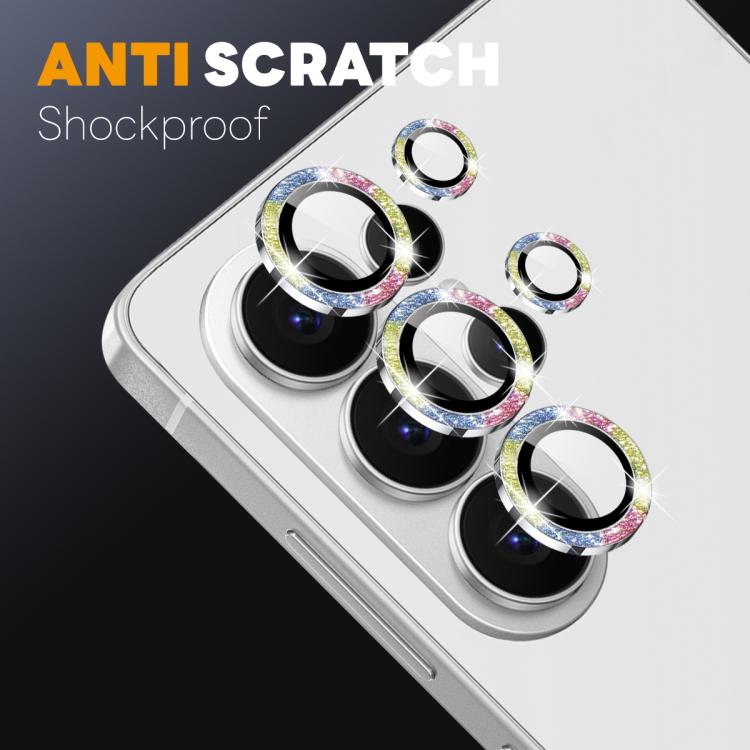 For Samsung Galaxy S26 Ultra 5G NORTHJO 1 Set Camera Lens Protector Glitter Metal Ring Film