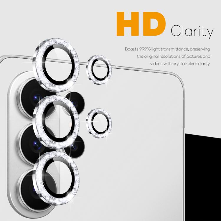 For Samsung Galaxy S26 Ultra 5G NORTHJO 1 Set Camera Lens Protector Glitter Metal Ring Film