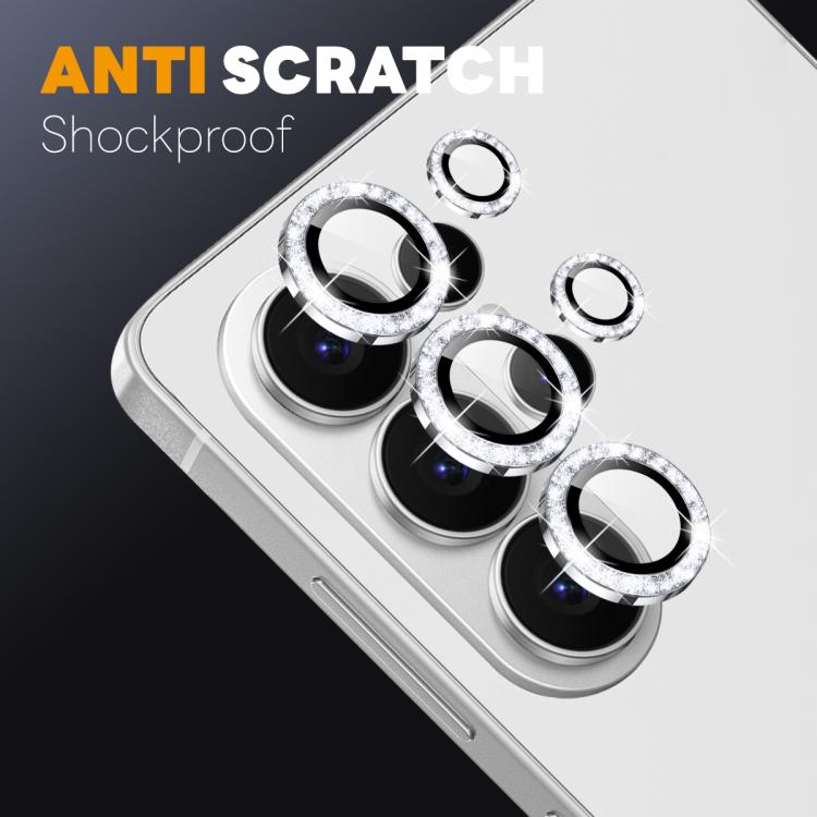 For Samsung Galaxy S26 Ultra 5G NORTHJO 1 Set Camera Lens Protector Glitter Metal Ring Film