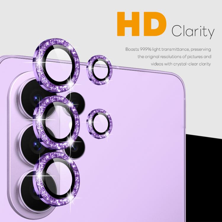 For Samsung Galaxy S26 Ultra 5G NORTHJO 1 Set Camera Lens Protector Glitter Metal Ring Film