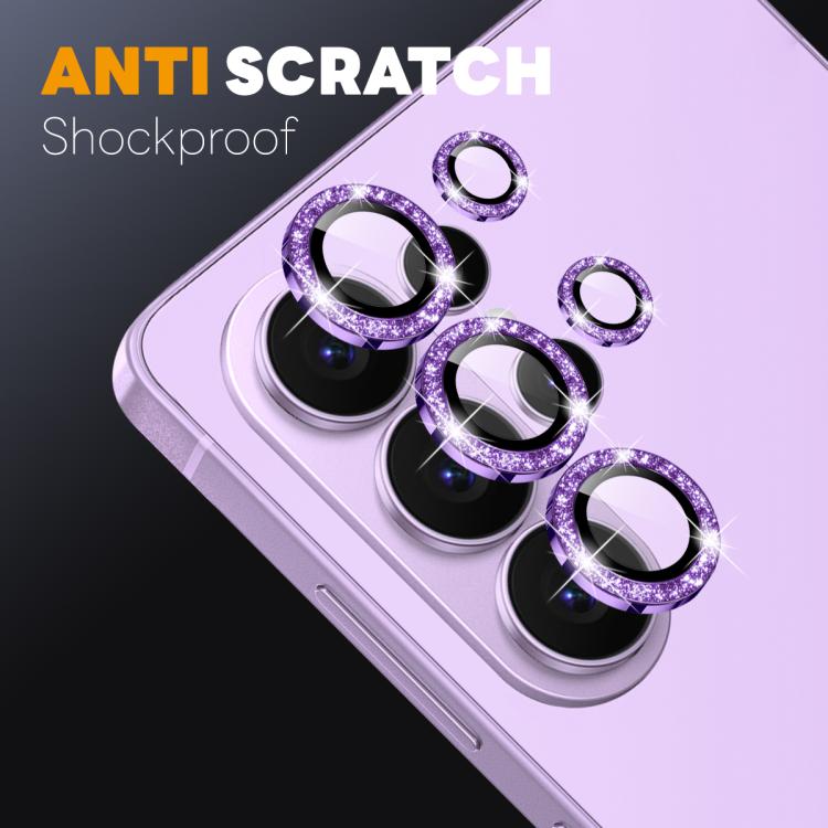 For Samsung Galaxy S26 Ultra 5G NORTHJO 1 Set Camera Lens Protector Glitter Metal Ring Film