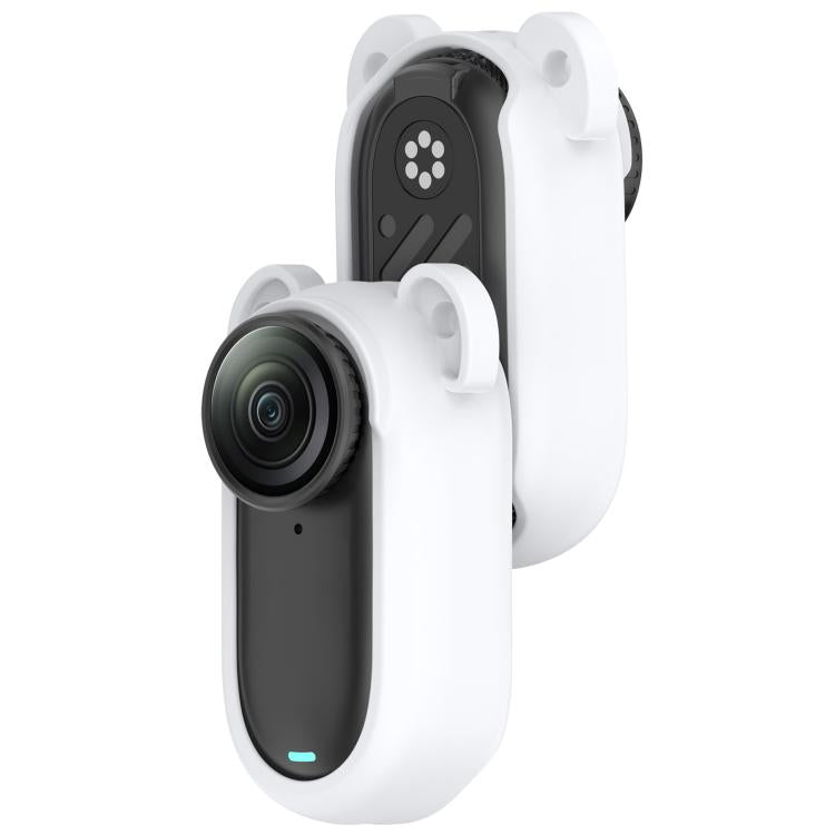 For Insta360 Go 3S / Go 3  Solid Color Silicone Protective Case