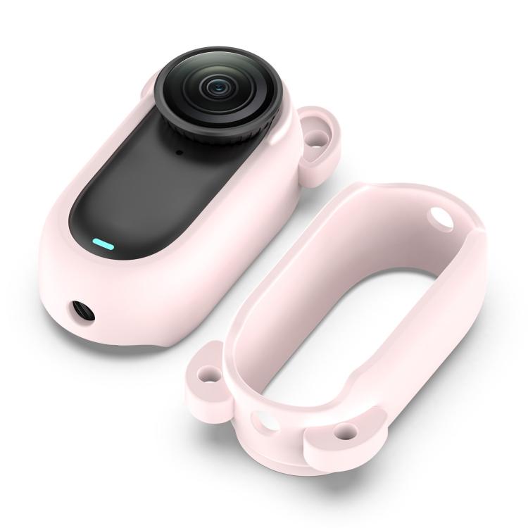 For Insta360 Go 3S / Go 3  Solid Color Silicone Protective Case