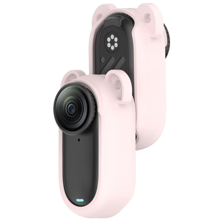 For Insta360 Go 3S / Go 3  Solid Color Silicone Protective Case
