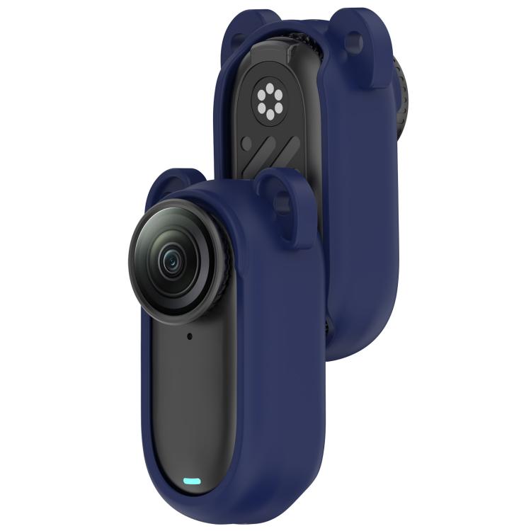 For Insta360 Go 3S / Go 3  Solid Color Silicone Protective Case