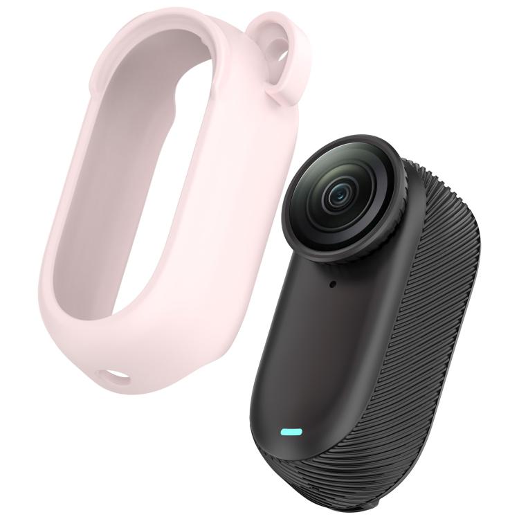 For Insta360 Go 2 Solid Color Silicone Protective Case