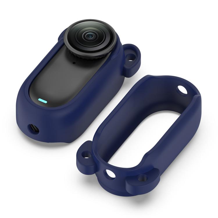 For Insta360 Go 2 Solid Color Silicone Protective Case
