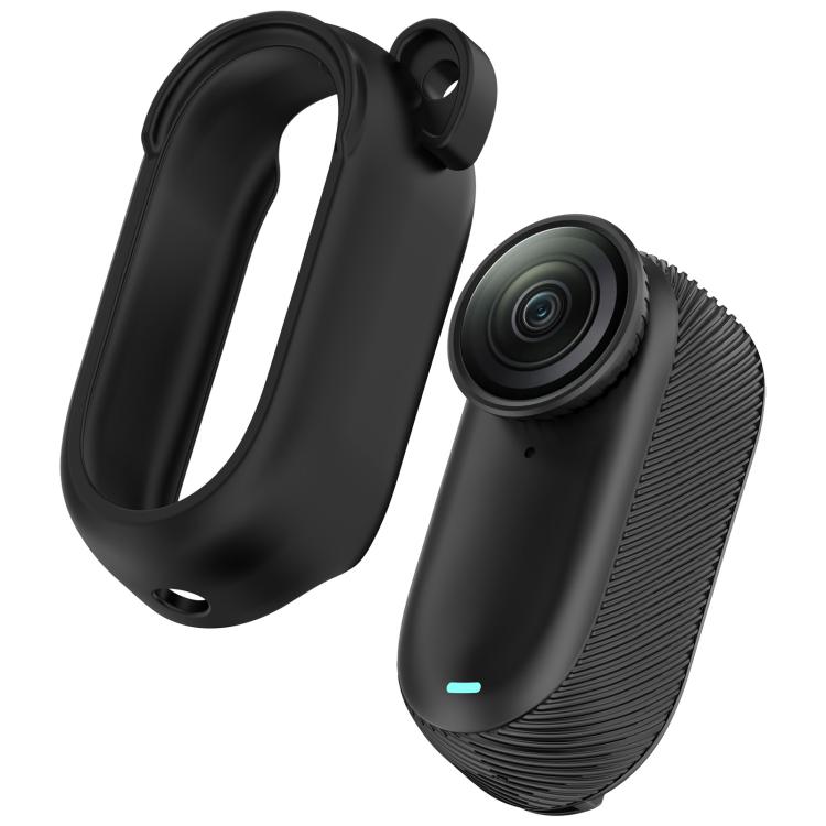 For Insta360 Go 2 Solid Color Silicone Protective Case