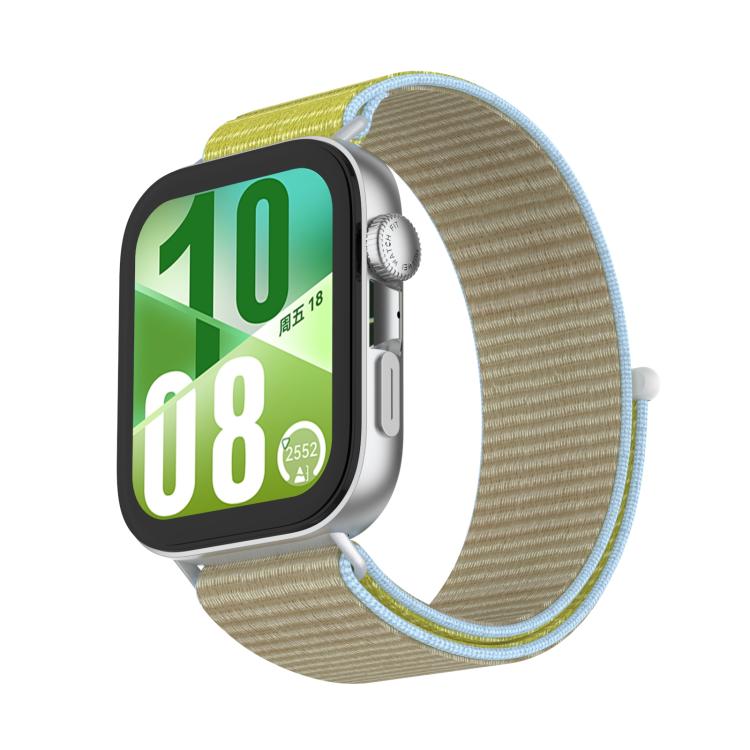 For Huawei Watch Fit 5 Pro / Fit 4 Pro Nylon Loop Hook and Loop Fastener Watch Band