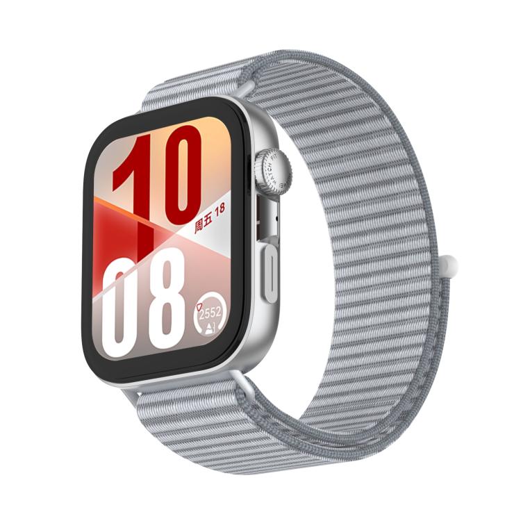 For Huawei Watch Fit 5 Pro / Fit 4 Pro Nylon Loop Hook and Loop Fastener Watch Band