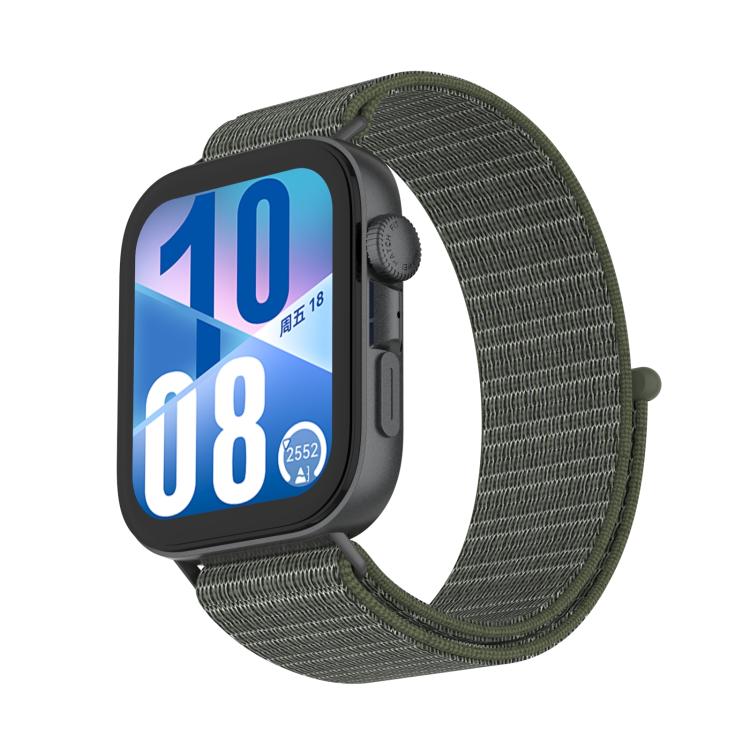 For Huawei Watch Fit 5 Pro / Fit 4 Pro Nylon Loop Hook and Loop Fastener Watch Band