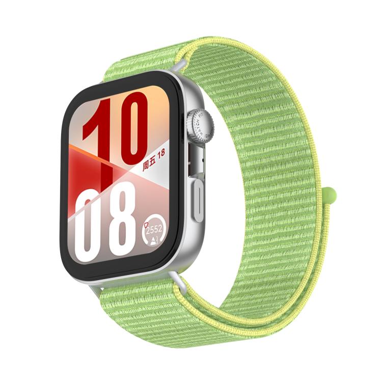 For Huawei Watch Fit 5 Pro / Fit 4 Pro Nylon Loop Hook and Loop Fastener Watch Band