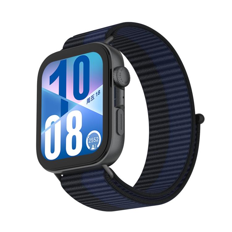 For Huawei Watch Fit 5 / Fit 4 Nylon Loop Hook and Loop Fastener Watch Band